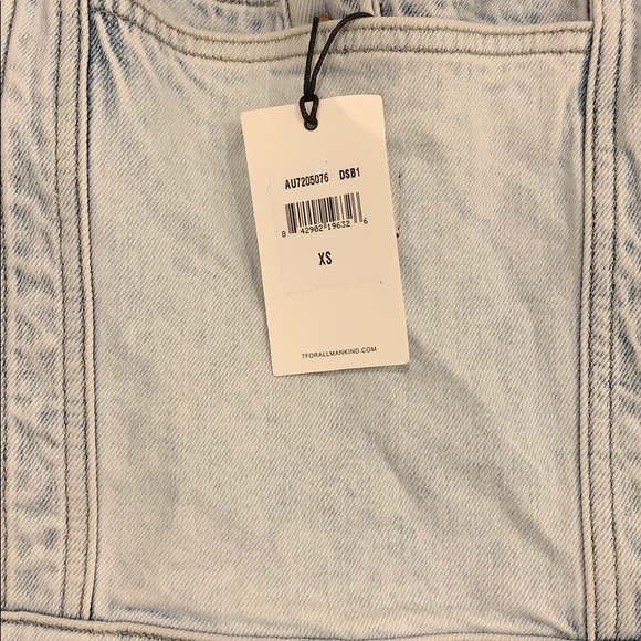 NWT 7 For All Mankind button front dress - Picture 3 of 8